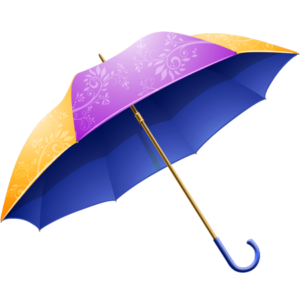 Digital Colorful Umbrella